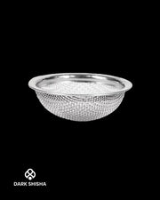 Filtro Luna Hookah per narghilè in acciaio inox con diametro 6 cm, adatto a teste in argilla e pietra, facilita pulizia e gestione del tabacco.
